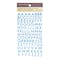 12 Pack: Glitter Block Alphabet Stickers by Recollections™